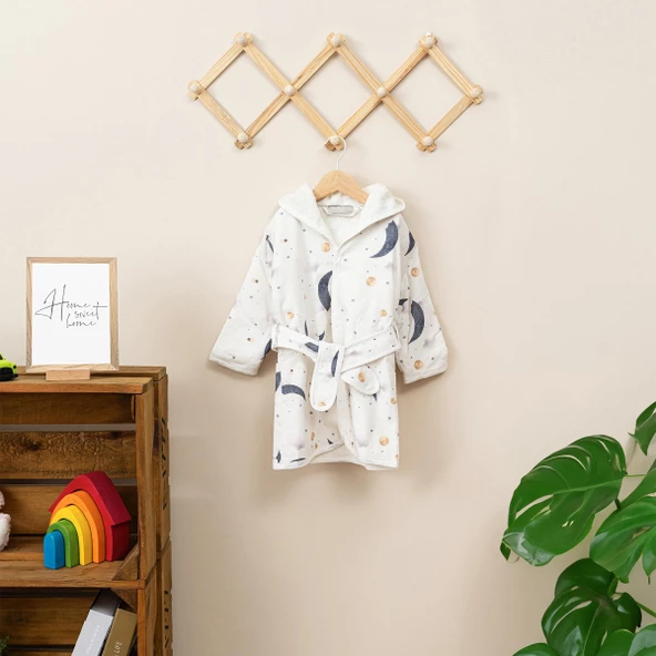 Soley | Luna Touch | %100 Pamuklu Bebek Bornoz - 3