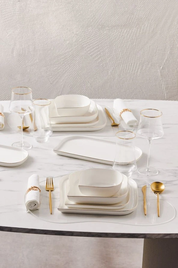 Streamline Slope 29 Parça 6 Kişilik Porselen Yemek Takımı - 4