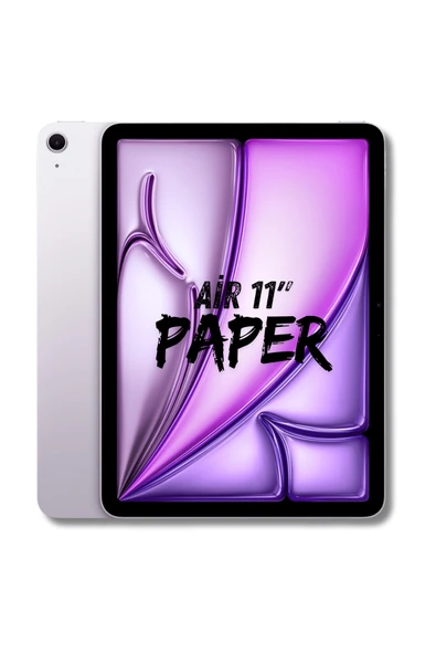 iPad Air 11 inç 6. Nesil Uyumlu Gerçek Kağıt Hissi Veren Ekran Koruyucu - 1