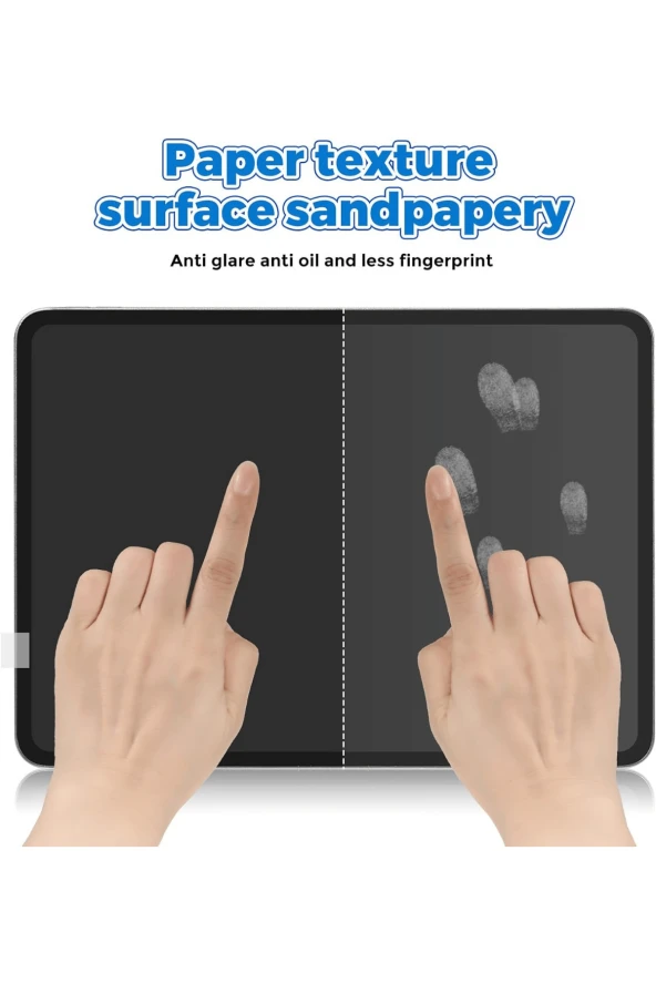 iPad Air 11 inç 6. Nesil Uyumlu Gerçek Kağıt Hissi Veren Ekran Koruyucu - 6