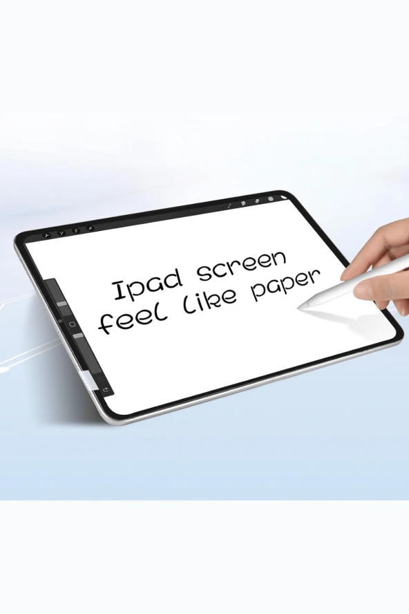 iPad Air 11 inç 6. Nesil Uyumlu Gerçek Kağıt Hissi Veren Ekran Koruyucu - 8