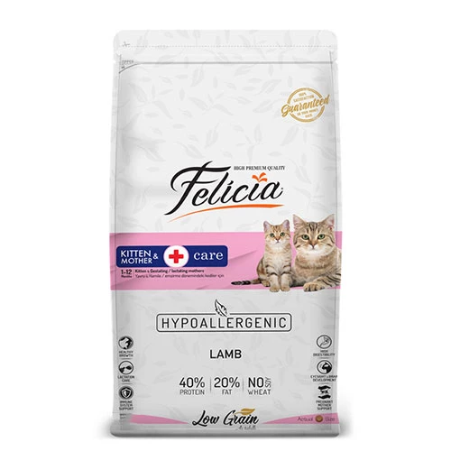 Felicia Hypoallergenic Kuzulu Düşük Tahıllı Yavru Kedi Maması 2 Kg