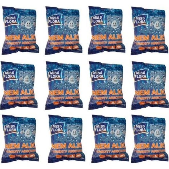 Miss Flora 12'lı Süper Ekonomik Yedek Paket (12 adet 450 gr Nem Alıcı Yedek) - 2