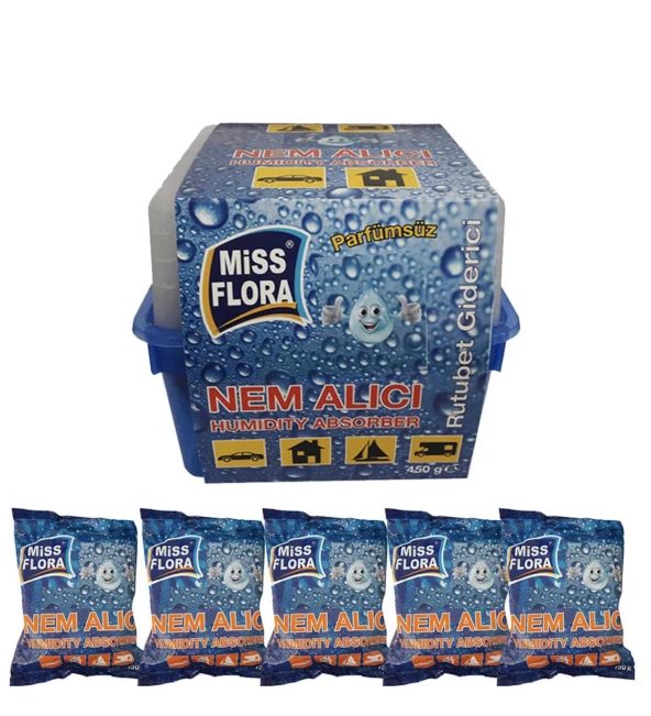 Miss Flora 450 Gram Nem Alıcı +  5 Yedek Tablet - 2