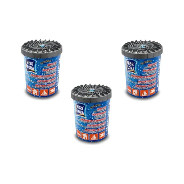 Miss Flora 3'lü Akıllı Paket (3 adet 200 gr Nem Alıcı) - 2
