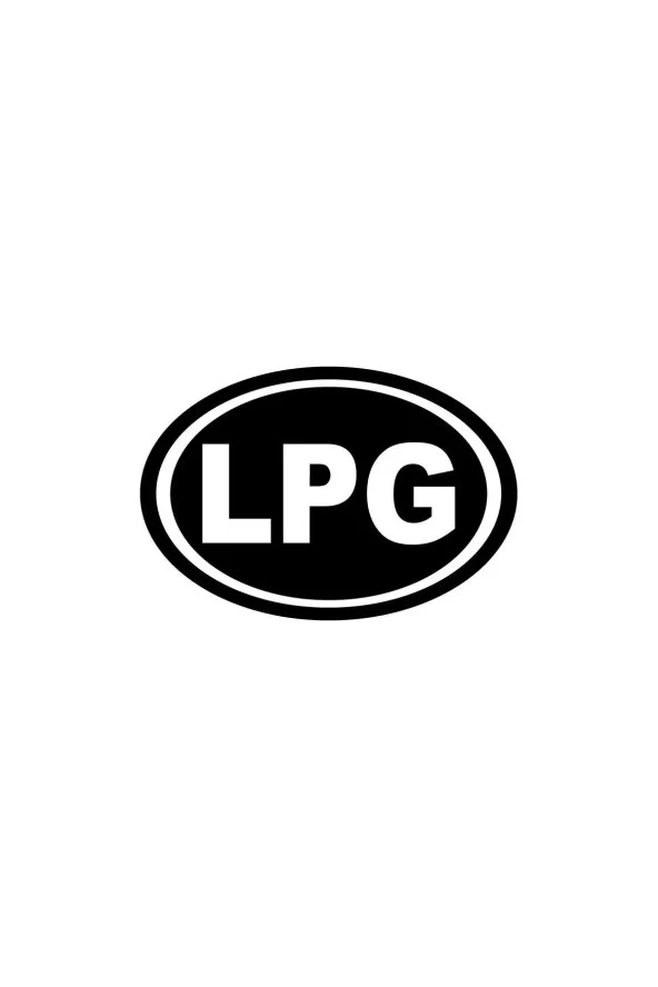 LPG Sticker (Oto-Motor-Laptop-Duvar-Dekor) 10 x 7 cm