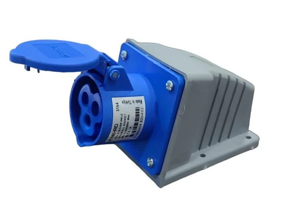 Ne-Ad 3x16A Duvar Prizi CEE Norm 3164