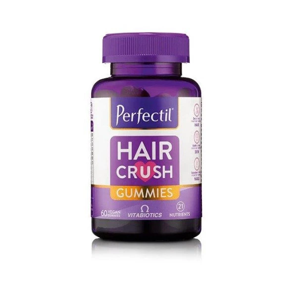 Vitabiotics Perfectil Hair Crush Gummies 60 Çiğneme Tablet