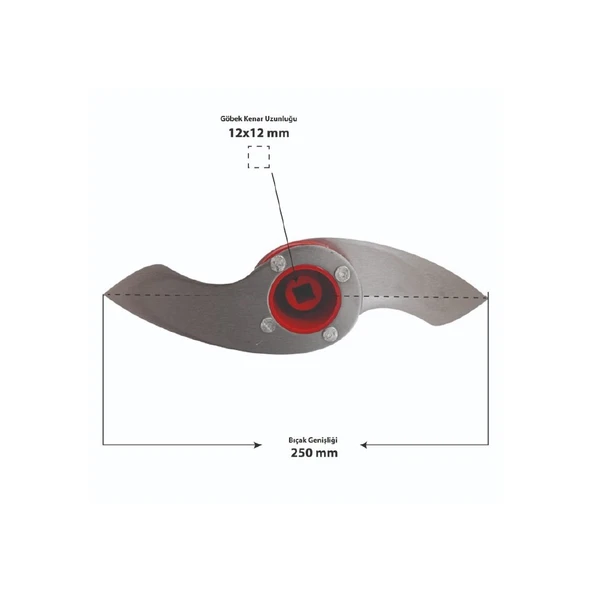 Soğan Doğrama Makinesi Bıçağı  enazon, Çağdaş, Talha, Arsel, Osimo, Mateka, Emir Uyumlu - Resim 3