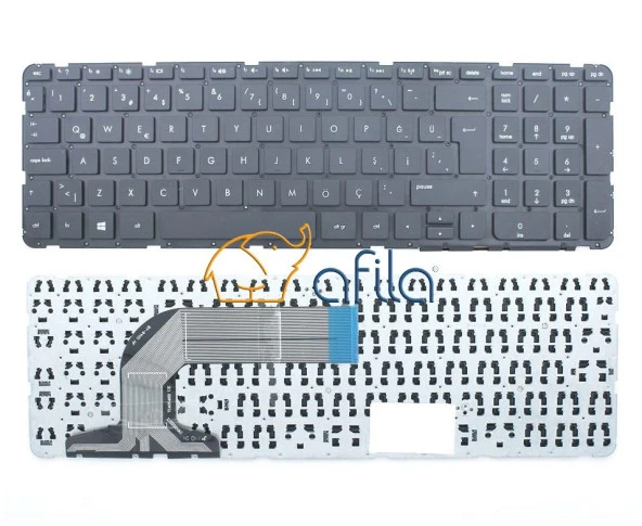HP ENVY 17-E, 17-e127sf Notebook Klavyesi - Siyah - TR