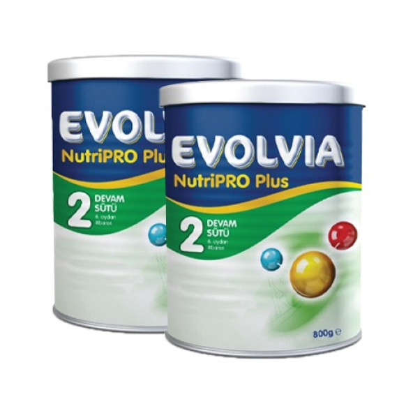 Evolvia 2 Devam Sütü Nutripro Plus 800 gr x 2 Adet