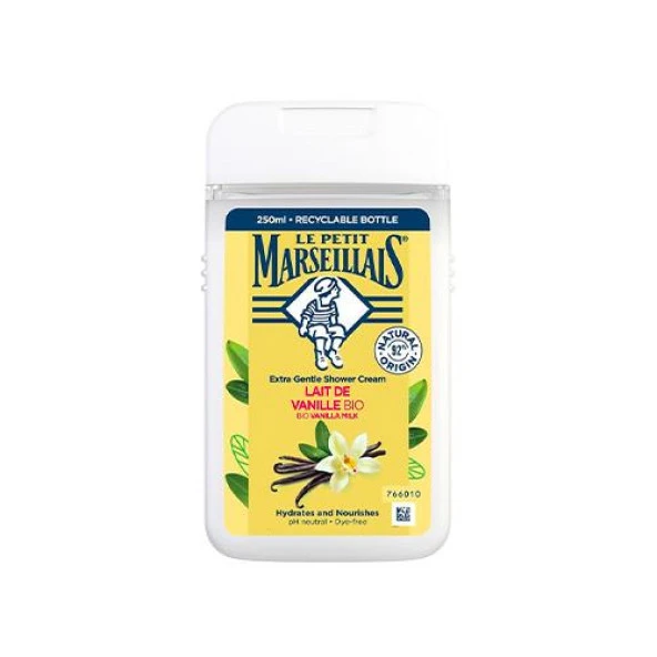 Le Petit Marseillais Vanilya Sütü Duş Jeli 250 ml
