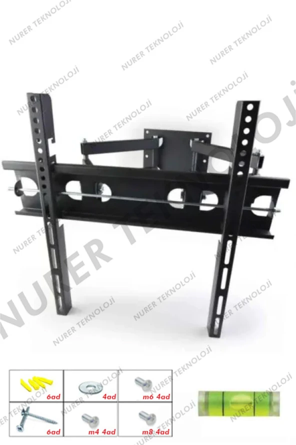 Panasonic 51" Inç 129 Ekran Lcd Tv Hareketli Duvar Askı Aparatı ürün görseli 1