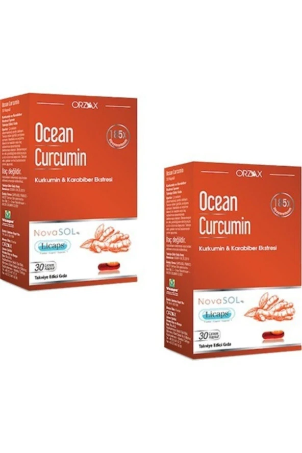 Ocean Curcumin 30 Kapsül 2 Adet