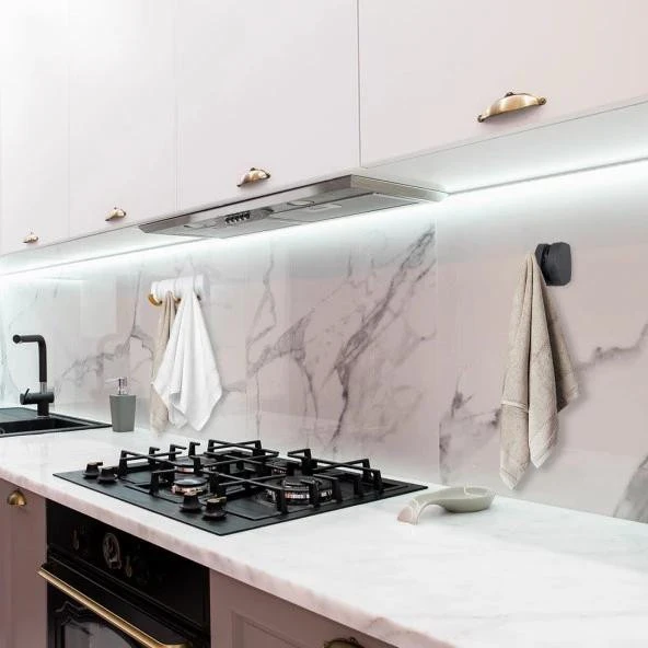 Elbise Gömlek Askısı Çok Amaçlı Mutfak Banyo Askısı 5li - 3
