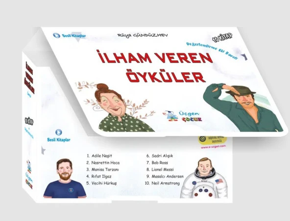 Üçgen Çocuk 4. Sınıf İlham Veren Öyküler 10 Lu Hikaye Seti 2023
