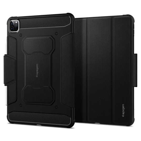 Spigen iPad Pro 11'' (2022 / 2021 / 2020 / 2018) Kılıf Rugged Armor Pro Black - ACS01024