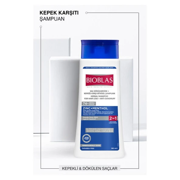 Bioblas Zinc Pyrition Kepeğe Karşı Şampuan 360 ML