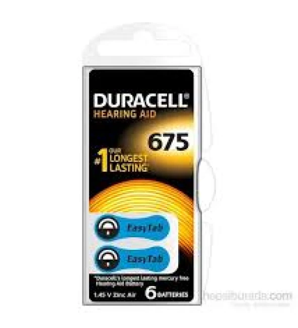 DURACELL İŞİTME PİLİ 675