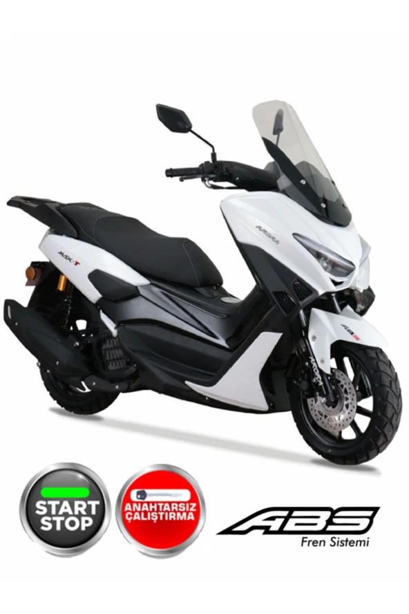 Arora Max-t 150 Motosiklet - Beyaz