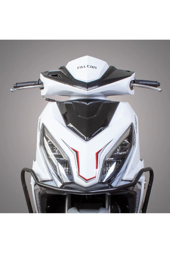 Falcon Mocco 125 Enjeksiyonlu Euro 5 Motosiklet - Beyaz - 4