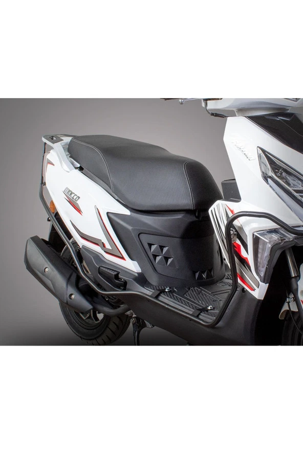 Falcon Mocco 125 Enjeksiyonlu Euro 5 Motosiklet - Beyaz - 5