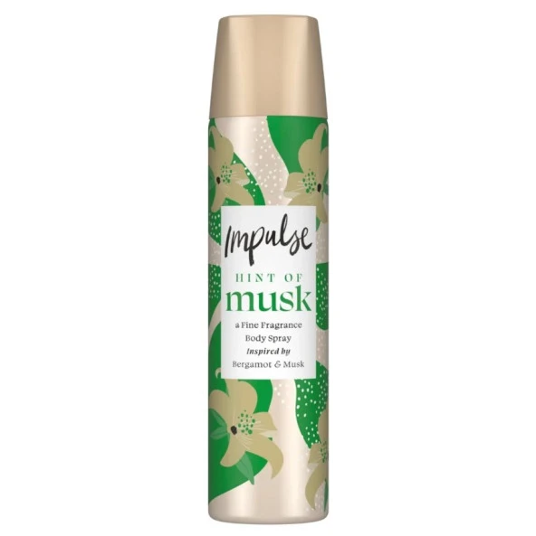 Impulse Body Spray Hint Of Musk 75ml Deodorant