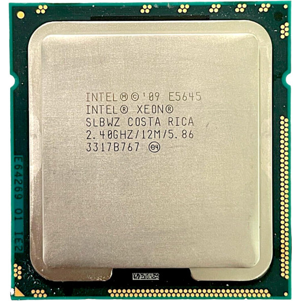 2. EL Intel Xeon E5645 2.40 GHz Altı Çekirdekli Twelve-Thread 12 MB Önbellek 80 W CPU İşlemci Socket LGA 1366