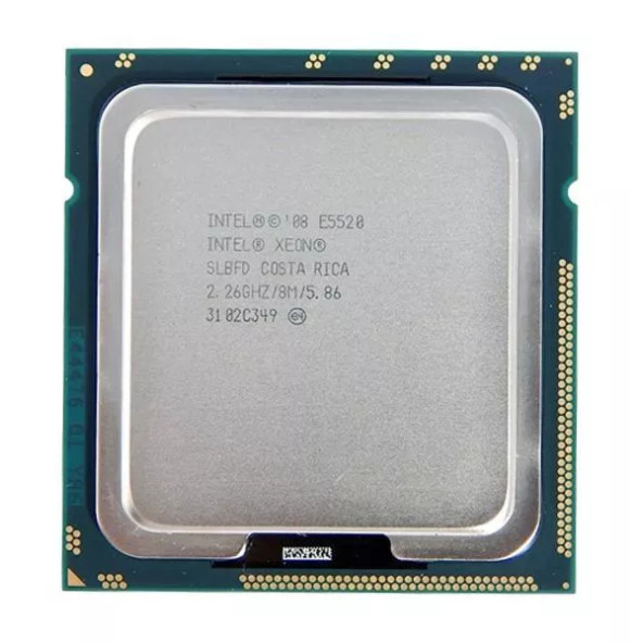 2. EL Intel XEON E5520 2.26Ghz 5.86 GT/s Quad Core QPI-2 8MB L3 Cache Socket LGA1366 Cpu
