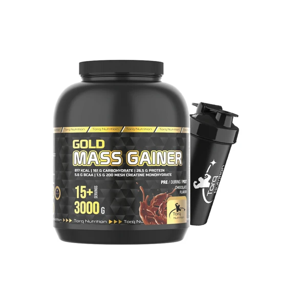 Torq Nutrition Gold Mass Gainer Karbonhidrat Tozu 3000 Gr - Çikolata Aromalı