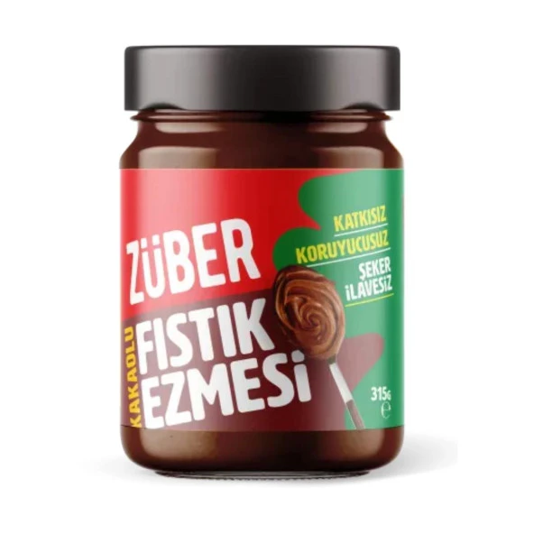 ZÜBER KAKAOLU FISTIK EZMESİ 315 G