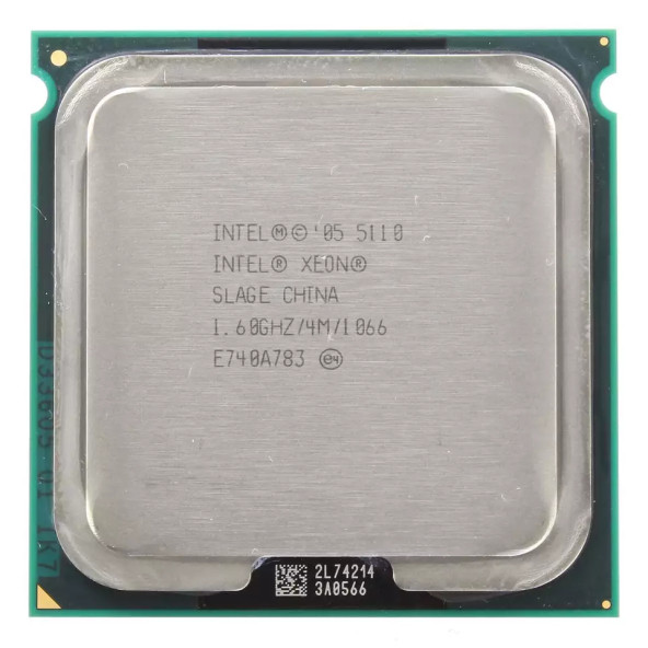 2. EL Intel Xeon 5110 SLAGE 1.60GHz/4MB/1066MHz Socket/Socket 771 Dual CPU