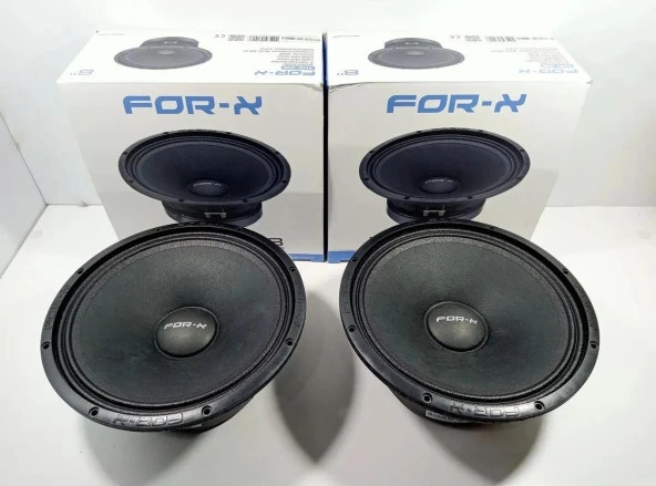 For-X 20cm Midrange 500w 250Rms Midrange Hoparlör – For-x XMD-308 Prof Midrange