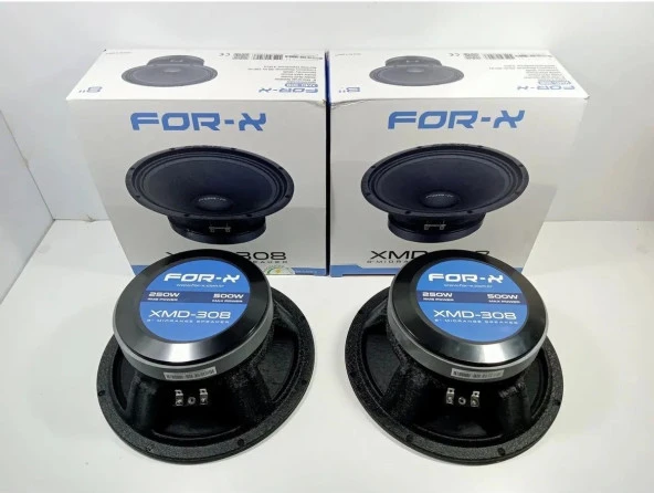 For-X 20cm Midrange 500w 250Rms Midrange Hoparlör – For-x XMD-308 Prof Midrange - 2