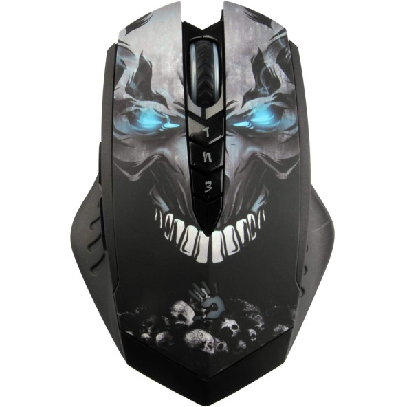 Bloody R80 Ghost 4000Dpi, Infrared Switch ,Metal Ayak, Multi Core, 8 Tuşlu HD Optik Kablosuz Gaming (Oyuncu) Mouse