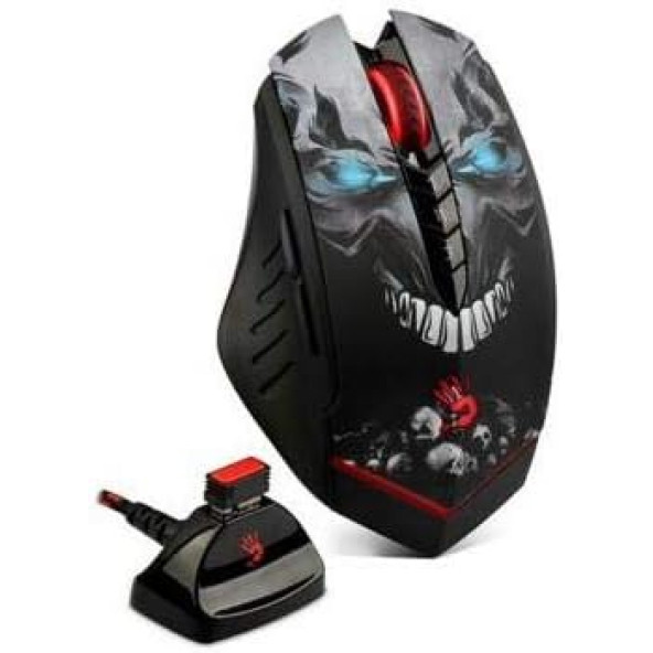 Bloody R80 Ghost 4000Dpi, Infrared Switch ,Metal Ayak, Multi Core, 8 Tuşlu HD Optik Kablosuz Gaming (Oyuncu) Mouse - 3