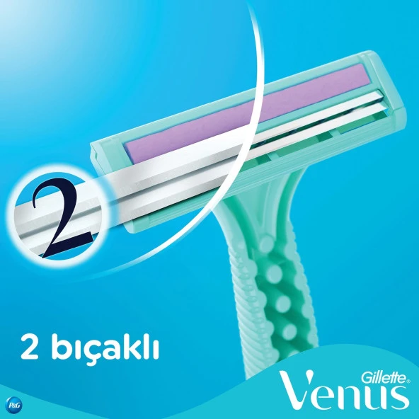 Gillette Simply Venus 2 Kullan At Kadın Tıraş Bıçağı 4'lü - 3