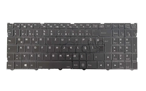 Monster Abra A5 V16.6.5, A5 V16.6.6 Notebook Klavyesi, Siyah TR / ışıksız