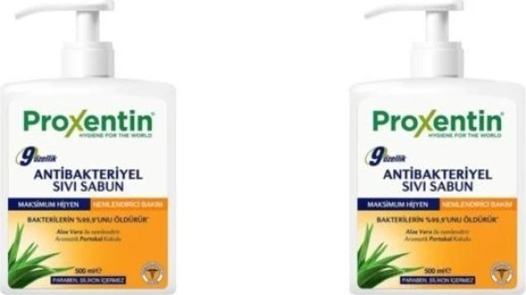 Proxentin Antibakteriyel Sıvı Sabun 500 ml x 2