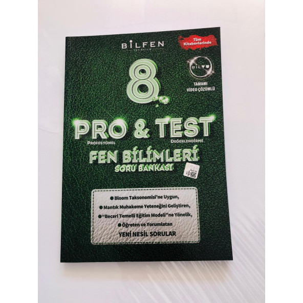 PRO TEST 8 FEN BİLİMLERİ SORU BANKASI