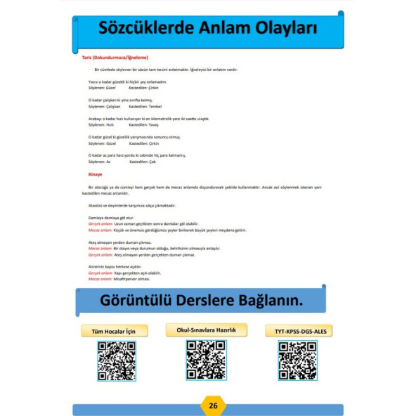 Tüm Sınavlar İçin TÜRKÇE Fasikül Seti (8 Süper Fasikül) - 9