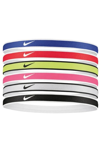 Nike N.100.2021.655.OS Swoosh Sport Headbands 6 Pk Unisex Saç Bandı