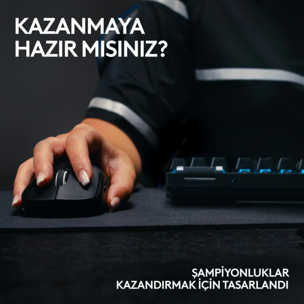 Logitech G PRO X SUPERLIGHT 2 Hafif HERO 2 Sensör 32.000 DPI LIGHTSPEED Kablosuz Oyuncu Mouse - Beyaz - 5