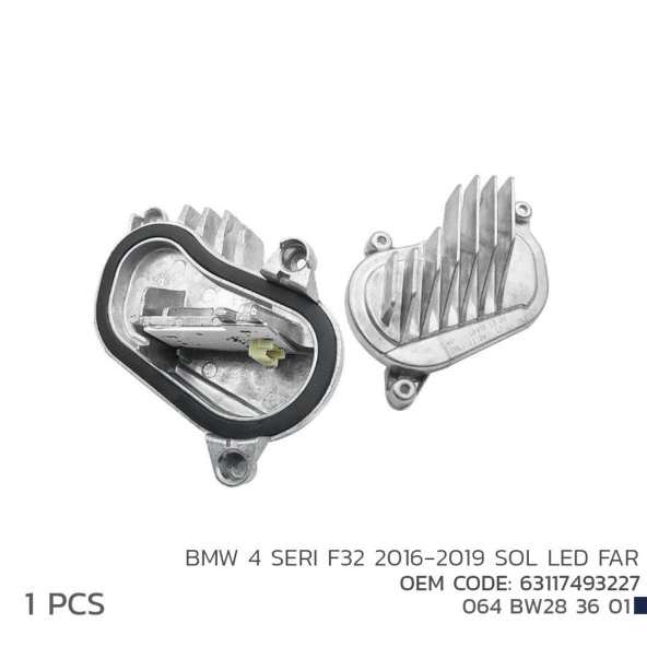 BMW 4 SERI F32 2016-2019 SOL LED MODÜL 63117493227