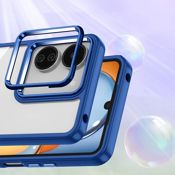 Xiaomi Redmi 13C Kılıf Flora Buton,Kenar Çevresi Renkli Kılıf - Resim 7