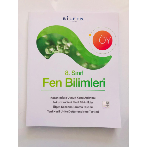 BİLFEN 8. SINIF FEN BİLİMLERİ ETKİNLİKLİ