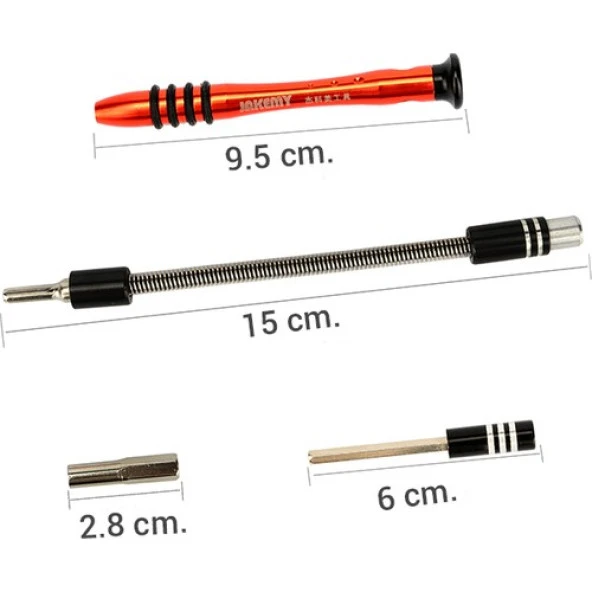 Jakemy Jm-8126 58 Parça Değiştirilebilir Başlıklı Bit Set - Resim 2