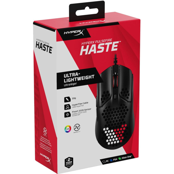HyperX Pulsefire Haste 4P5P9AA Siyah Optik Kablolu Oyuncu Mouse - 4