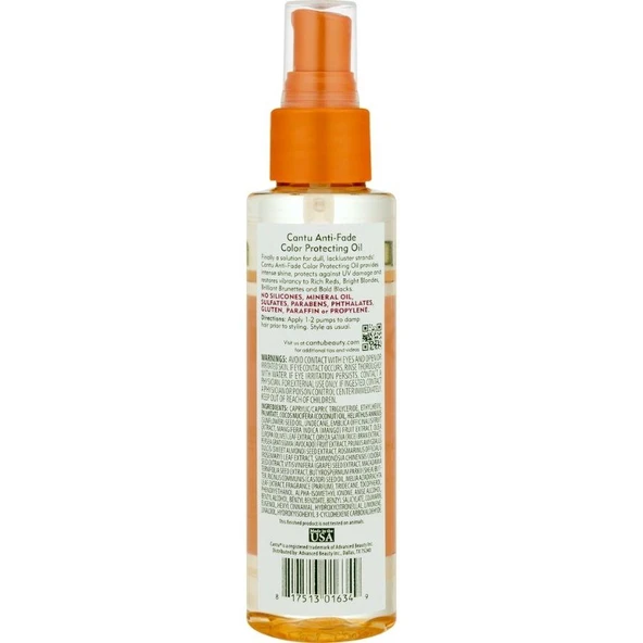 Cantu Renkli Saçlar İçin Koruma Yağı 118 mL - 2