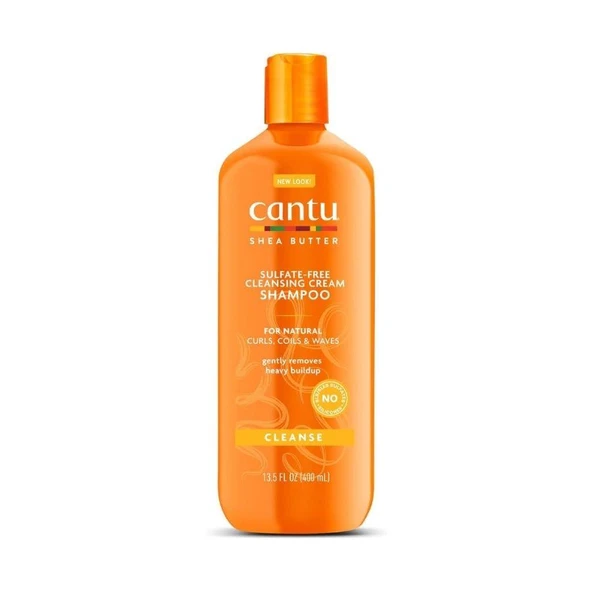 Cantu Shea Yağı Doğal Saçlar İçin Sülfat İçermeyen Temizleyici Krem Şampuan 400 mL